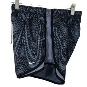 Nike Tempo Women's 3" Brief-Lined Running Shorts Slate Print Dri-Fit Athletic XS